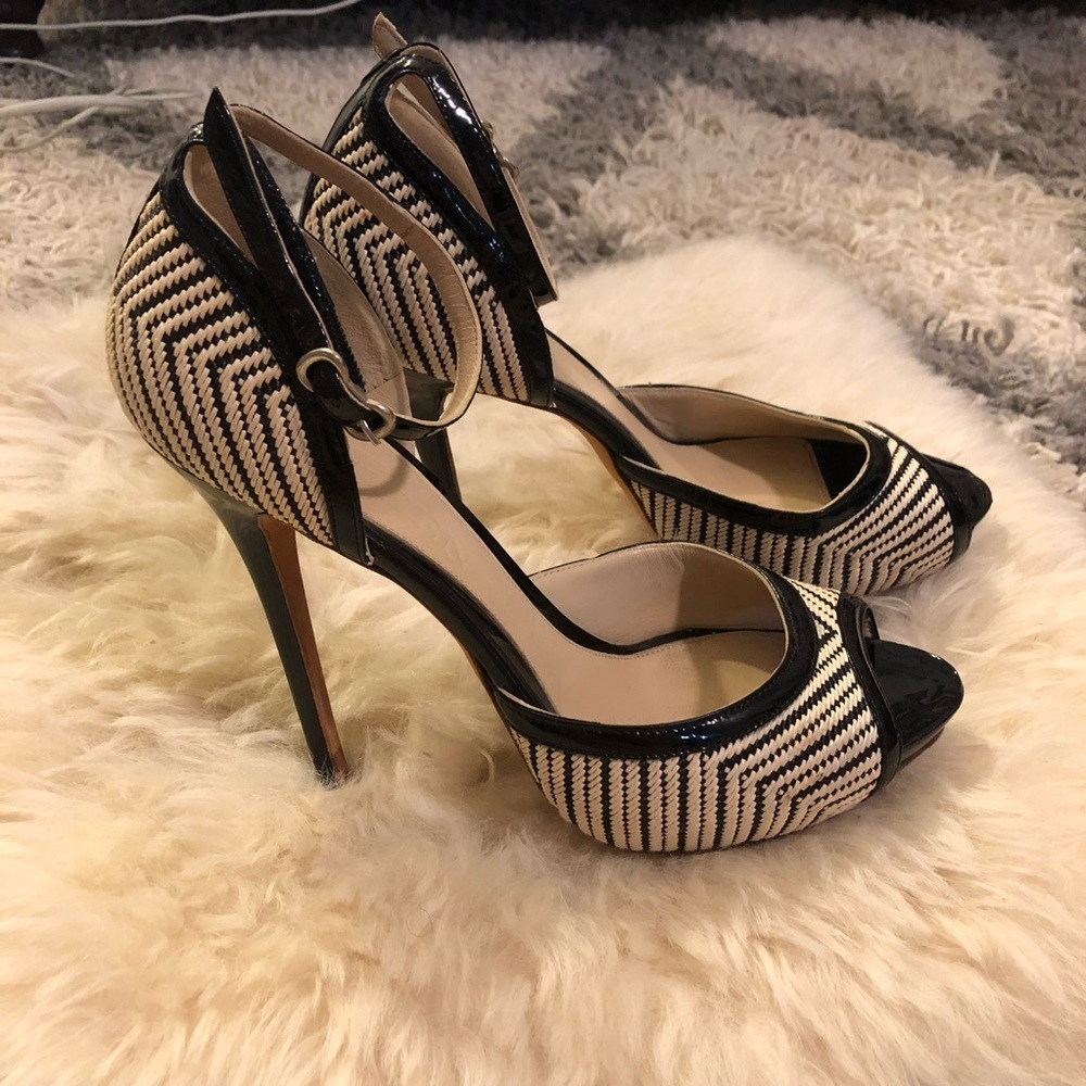 Alexander McQueen Woven Heels